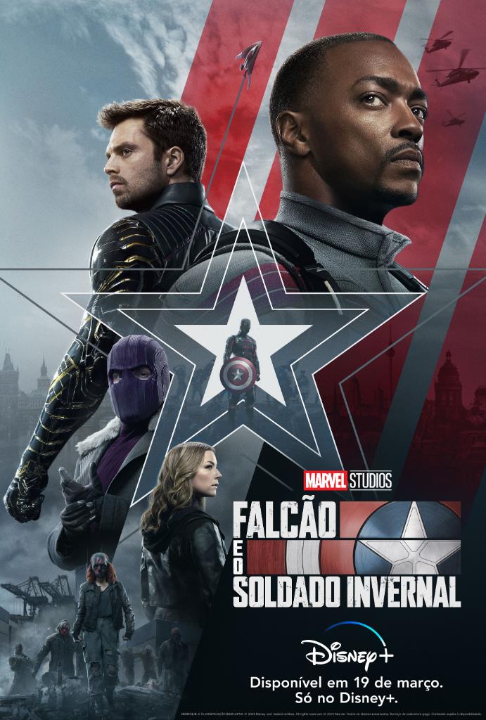 Poster-Falcao-e-o-Soldado-Invernal-PT-BR Lendas da Marvel: Próximos Episódios Terão Falcão, Soldado Invernal, Barão Zemo e Sharon Carter