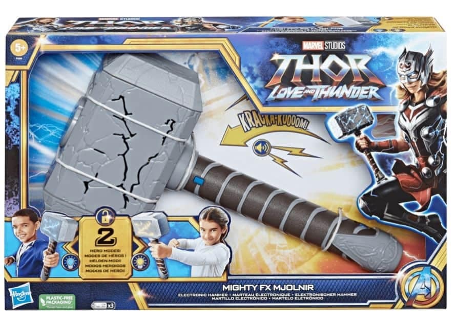 Mjolnir-Poderosa-Thor Thor 4: Marvel divulga produtos oficiais com imagens da Poderosa Thor de Natalie Portman