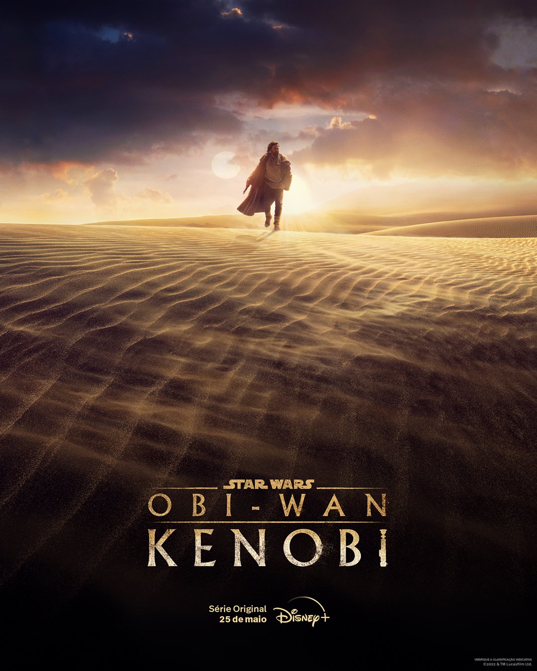 Obi-Wan-Kenobi-Poster Pôster de Obi-Wan Kenobi trouxe easter egg de Darth Vader que nem todos perceberam