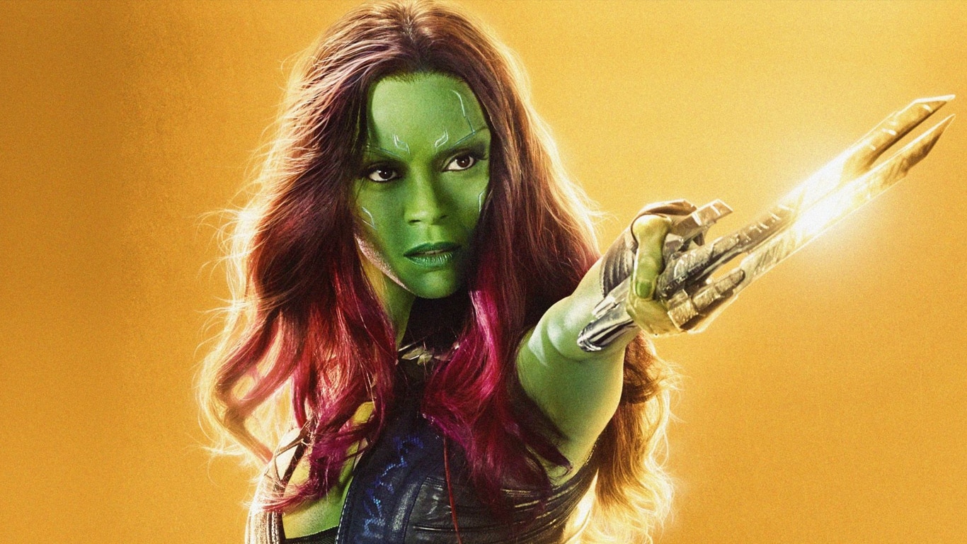 Zoe-Saldana-Gamora Zoe Saldana leva chamada da Segurança da Marvel por possíveis spoilers