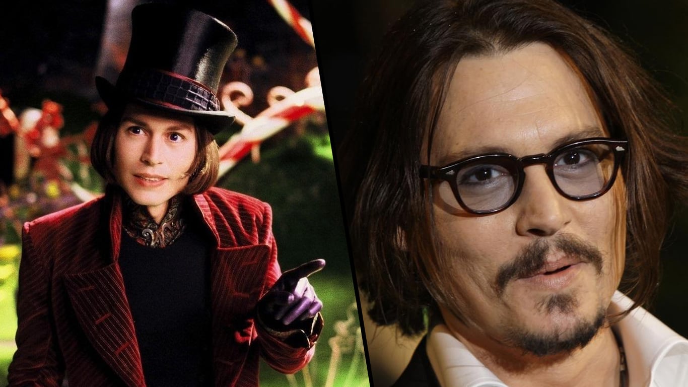 Johnny-Depp-Willy-Wonka Johnny Depp faz voz de Willy Wonka para crianças em restaurante [Vídeo]