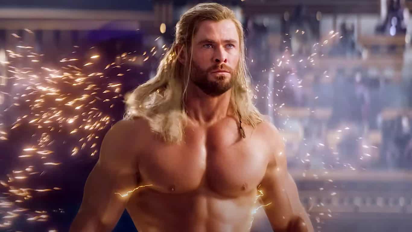 Thor-Chris-Hemsworth-pelado Chris Hemsworth brinca sobre aparecer nu em Thor 4: "Era um sonho meu"