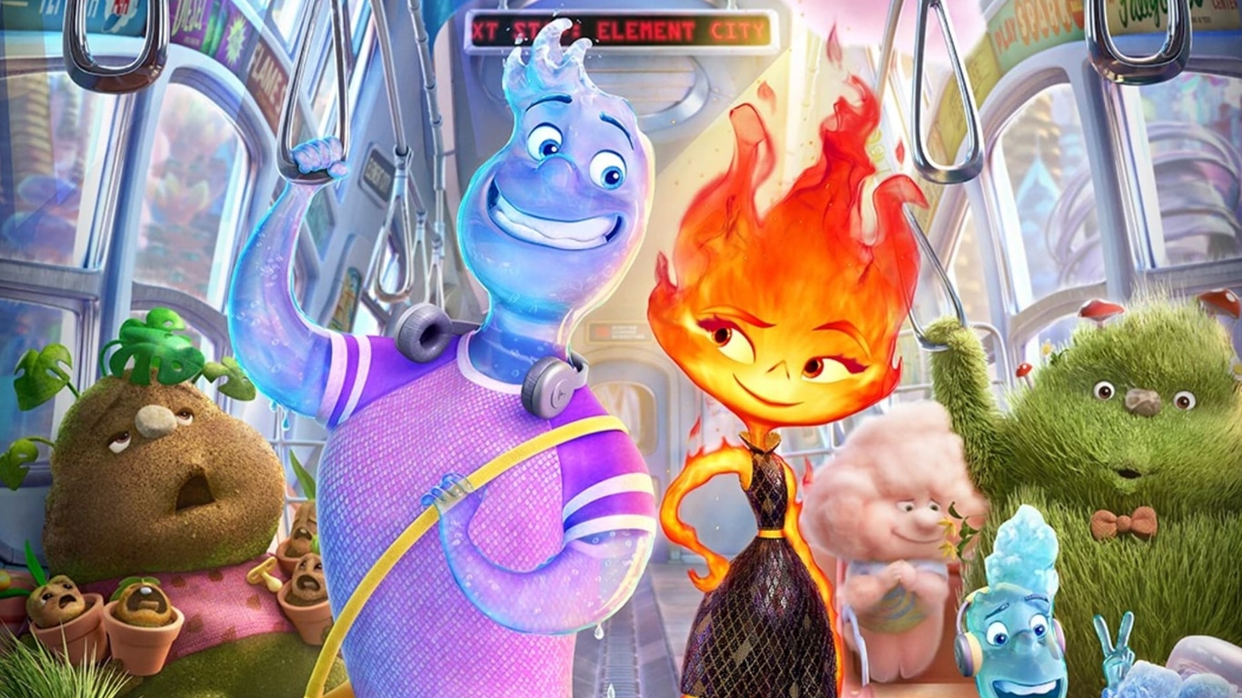 PIXAR! NOVO FILME! Apaixonados? Teoria Elemental, Elementos da Disney  Pixar! Imagem, concepts 💘💎🌈 