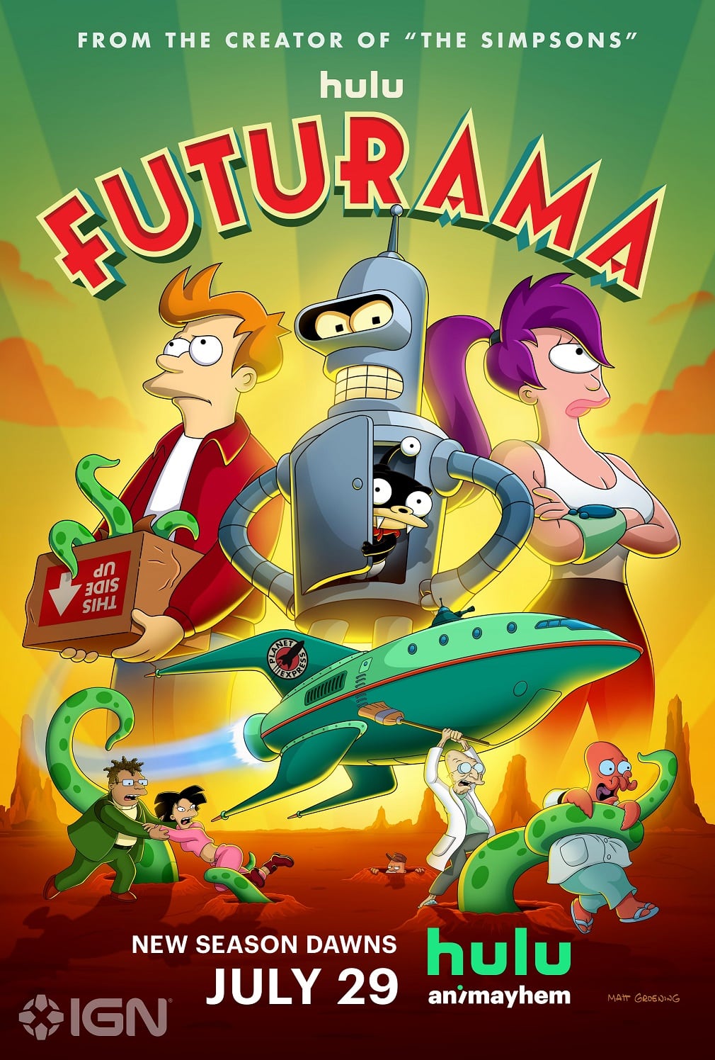 Futurama-Poster-12-temporada 12ª temporada de Futurama ganha trailer e pôster