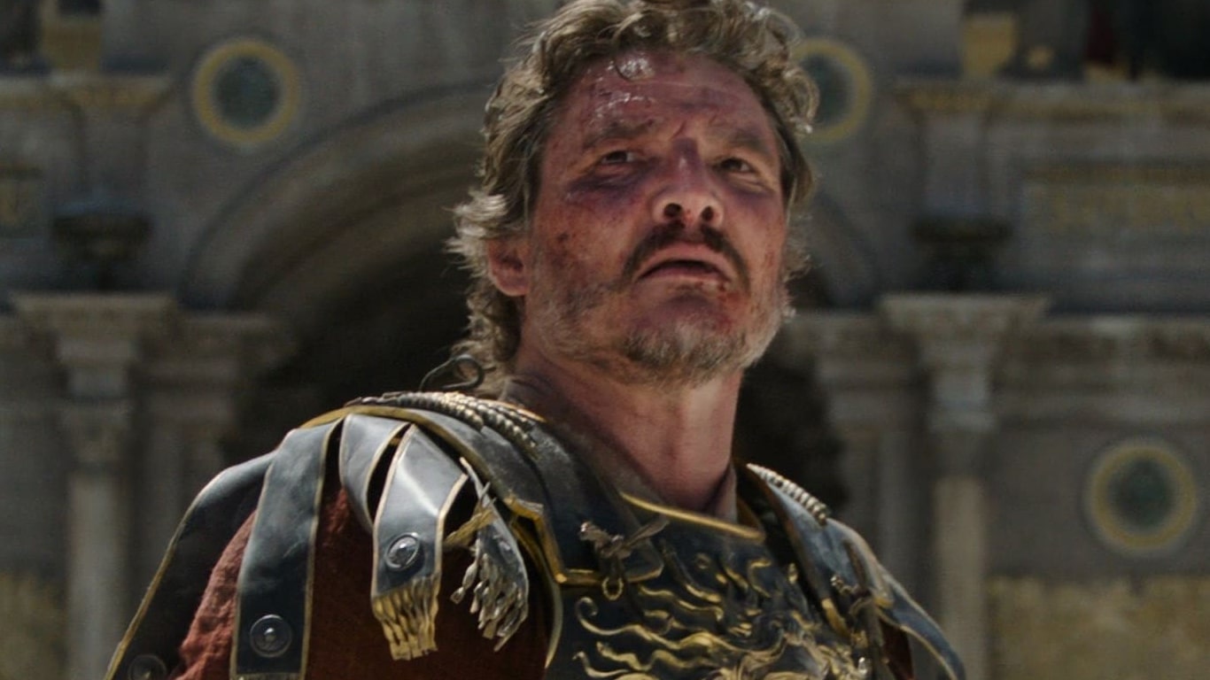 Pedro-Pascal-Gladiador-2 Ridley Scott confirma que já começou a escrever a história de Gladiador 3