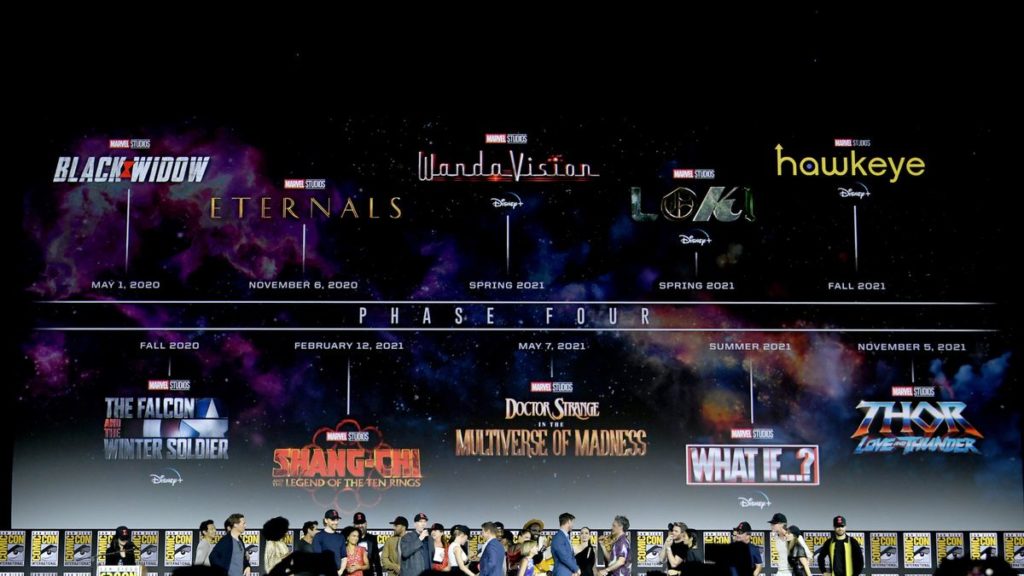 Marvel-Fase-4-1024x576 San Diego Comic-Con: Como os filmes da Marvel no Disney+ afetarão o Universo Marvel