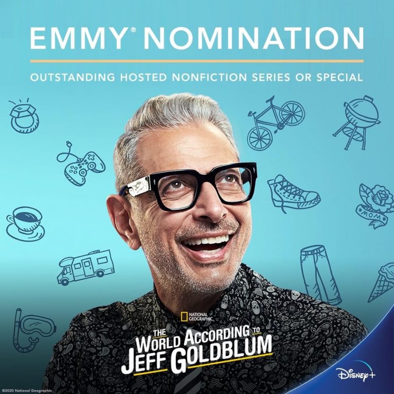 O-Mundo-de-Acordo-com-Jeff-Goldblum Veja as 19 indicações do Disney+ ao Emmy, o maior prêmio da TV