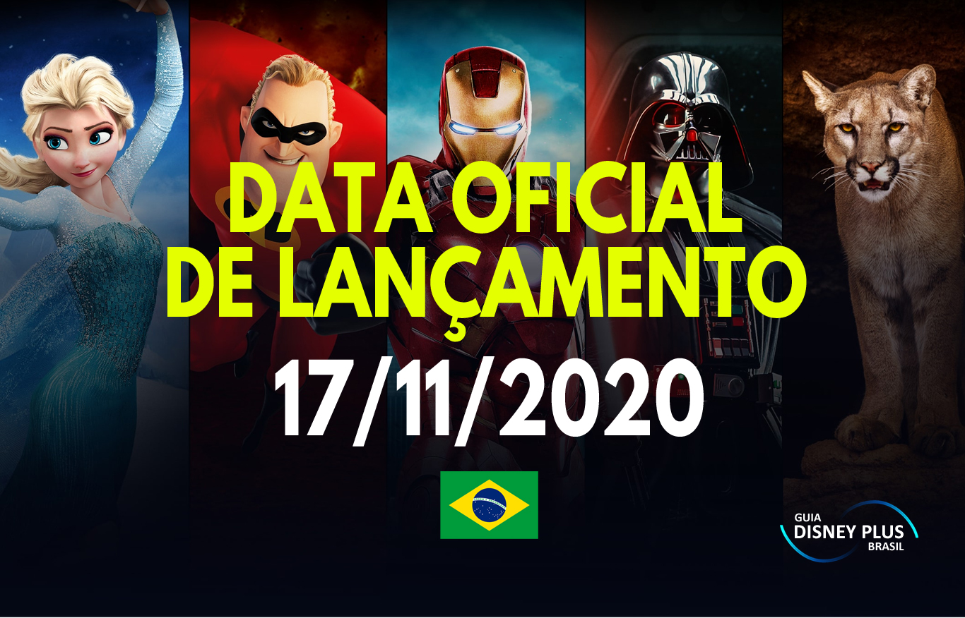 Data Oficial Disney Plus Brasil 17-11-20