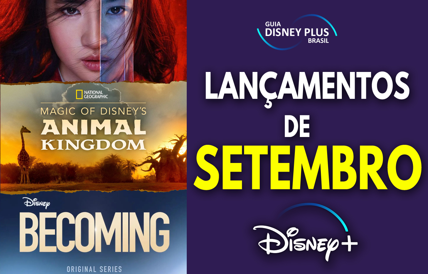 Lançamentos Disney Plus setembro