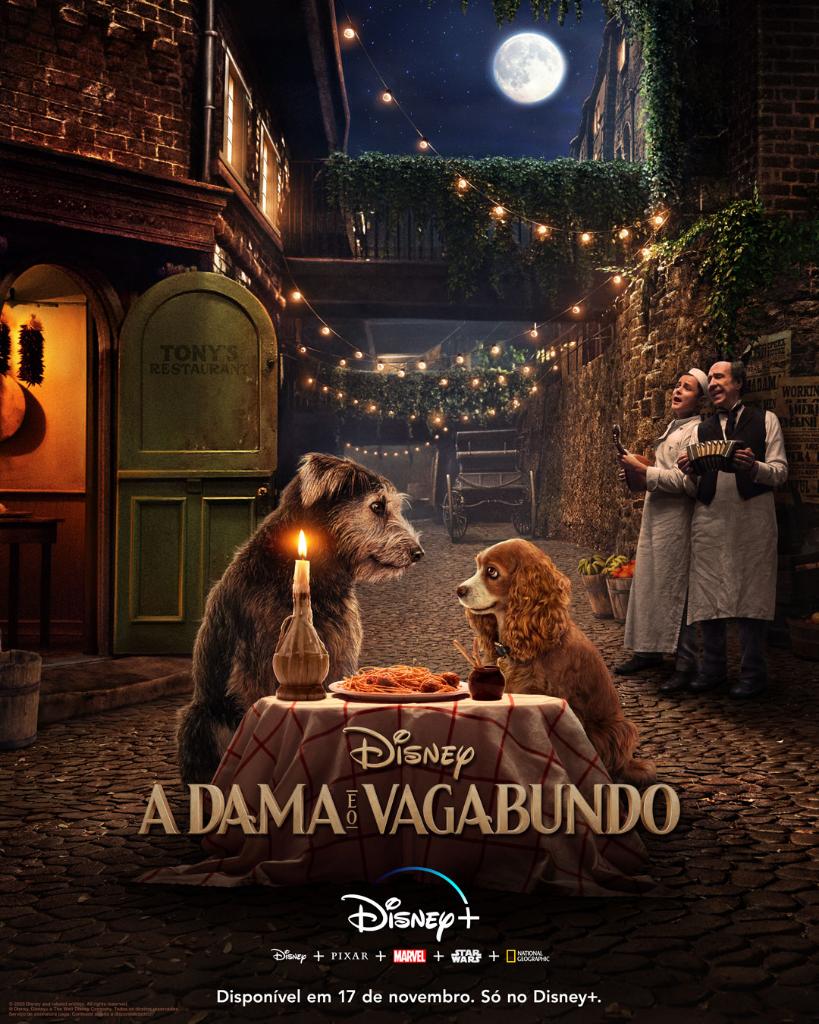 A-Dama-e-o-Vagabundo-Poster Disney divulga pôster em português de "A Dama e o Vagabundo" e confirma data do filme no Brasil