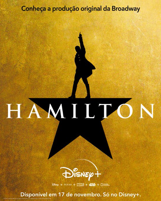 Hamilton-Poster-Disney-Plus-Brasil Hamilton ganha trailer oficial legendado para estreia no Brasil