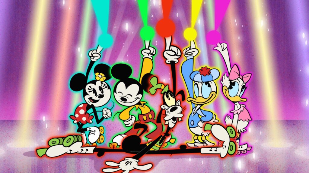 o-maravilhoso-mundo-de-mickey-mouse-disney-plus-1024x576 Essa é a 1ª imagem com Pateta, Pato Donald e Margarida na nova série "O Mundo Maravilhoso de Mickey Mouse"