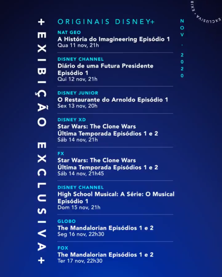 Disney+ Divulga Programação Oficial da Pré-Estreia no Brasil, Confira ...
