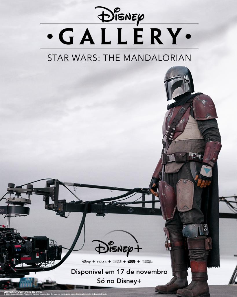 Poster-Disney-Gallery-Star-Wars-The-Mandalorian Disney+ Confirma Mais 10 Títulos Star Wars para a Estreia no Brasil