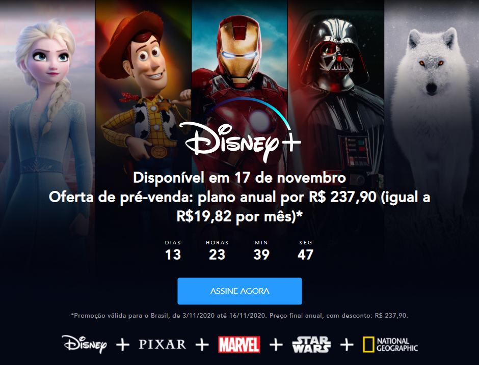 image-5 Disney+ Libera Pré-venda com Desconto: R$ 237,90 pela Assinatura Anual