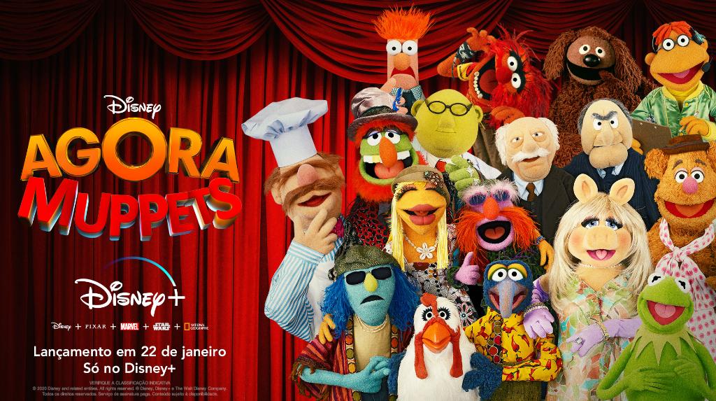 Agora-Muppets-Banner AGORA Muppets! Nova Série Chega em 22 de Janeiro no Disney Plus