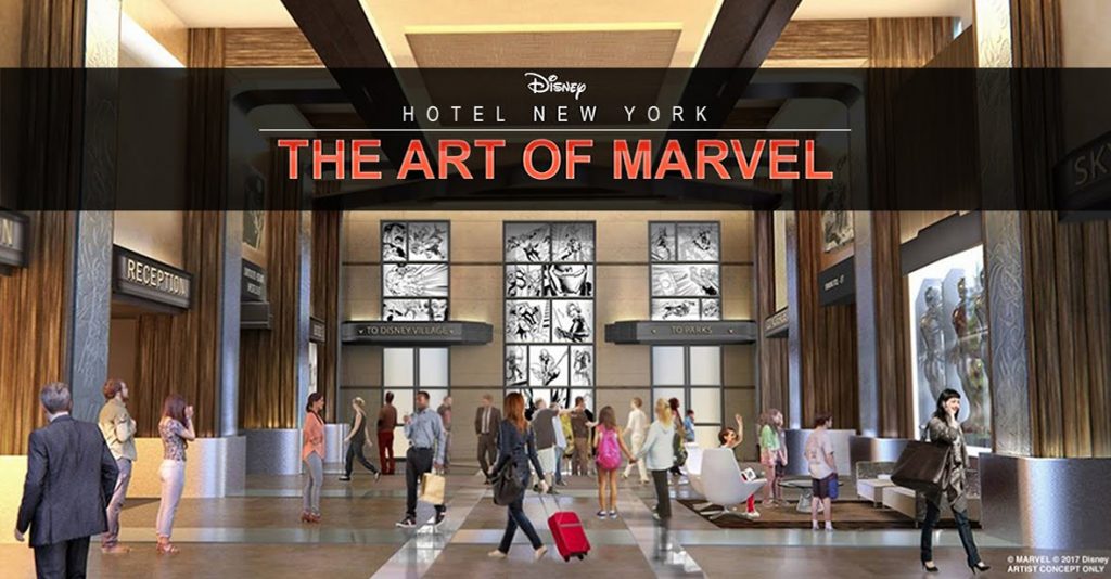 Hotel-New-York-The-Art-of-Marvel-8-1024x534 Disneyland Paris se prepara para lançar Hotel temático da Marvel