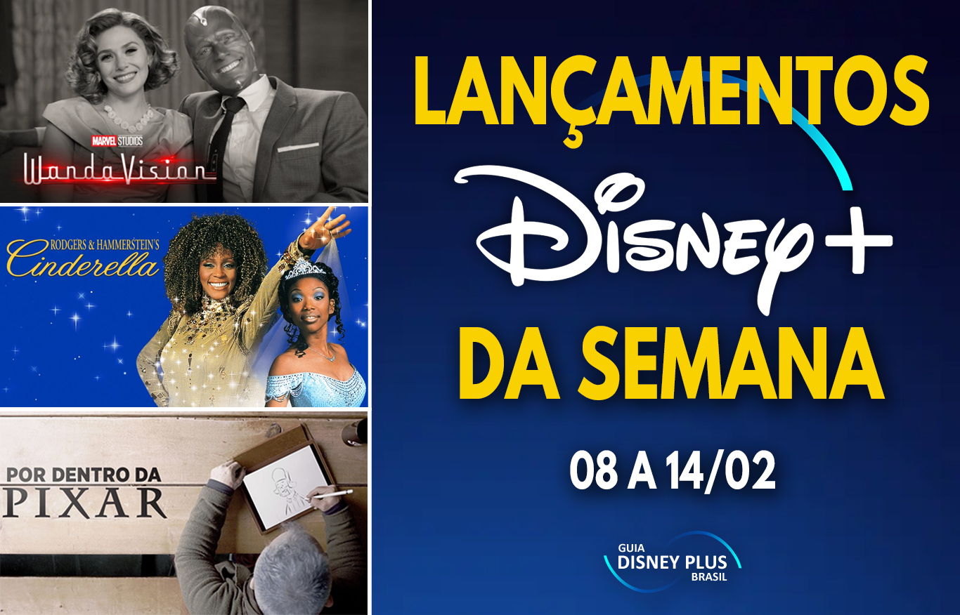 Lançamentos da semana Disney Plus 08 a 14-02