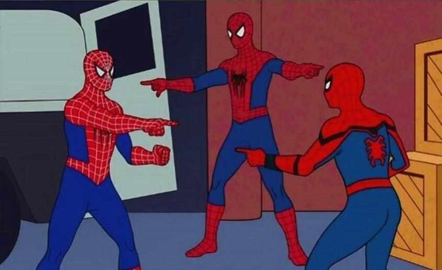 Homem-Aranha-Meme Homem-Aranha 3: Brincadeira no Twitter pode ter Confirmado Tobey Maguire e Andrew Garfield