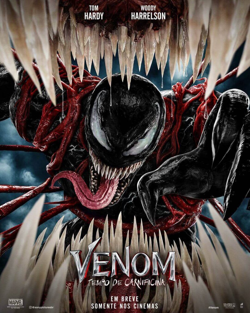 Poster-Venom-em-Portugues-819x1024 Venom: Tempo de Carnificina ganha 1º Trailer e tem easter-egg de Homem-Aranha 3