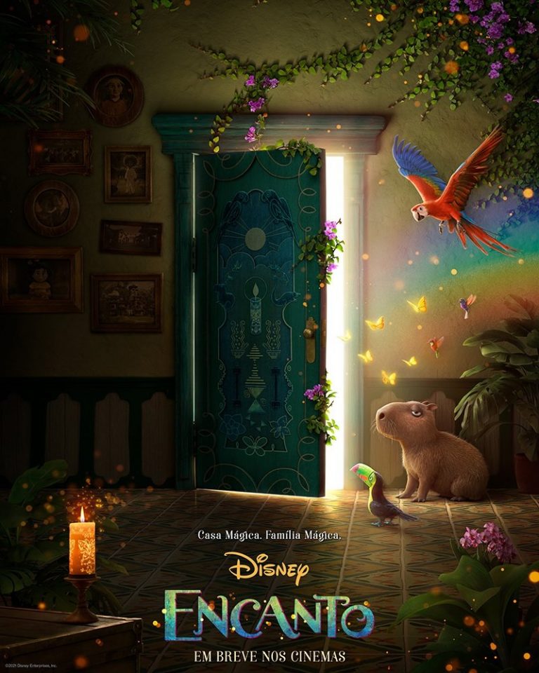 Encanto: Disney libera o primeiro pôster repleto de detalhes e fãs