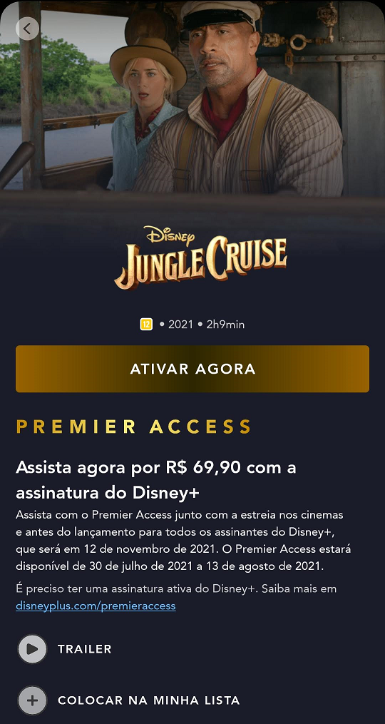 image-117 Jungle Cuise: Como comprar pelo Premier Access do Disney+?