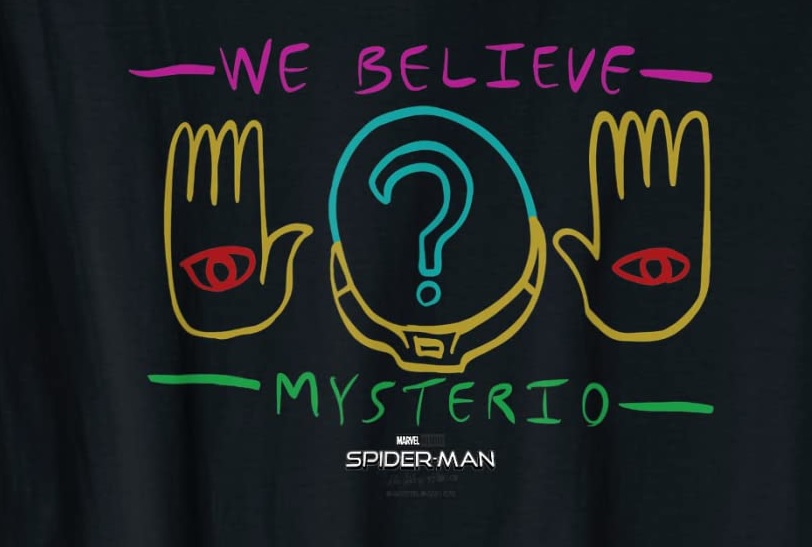 Camisa-We-Believe-Mysterio Amazon confirma o retorno de mais um importante vilão em Homem-Aranha 3
