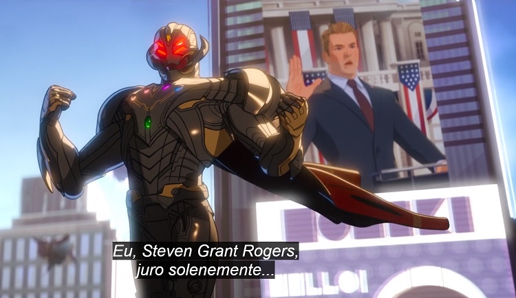 Steve-Rogers-Presidente Novo easter egg da Marvel mostra o Capitão América como Presidente dos EUA