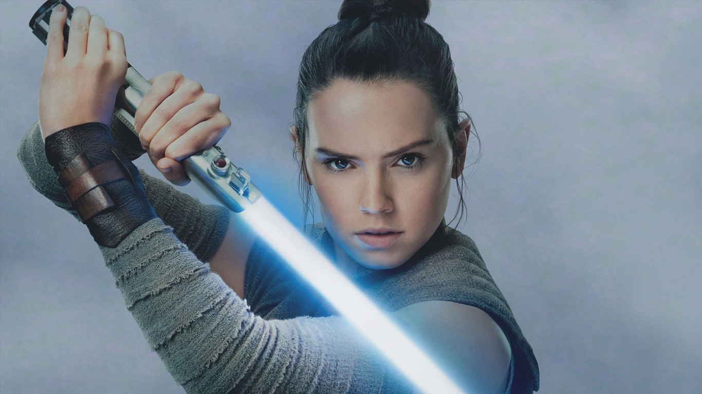 Daisy-Ridley Daisy Ridley vai voltar como Rey em novo filme Star Wars