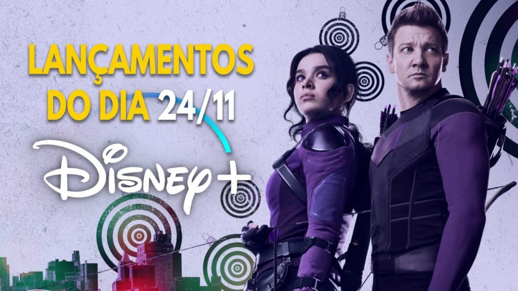 Lancamentos-do-dia-23-11-21-DisneyPlus-1024x576 Gavião Arqueiro chegou! Veja a lista com as últimas estreias do Disney+ (24/11)