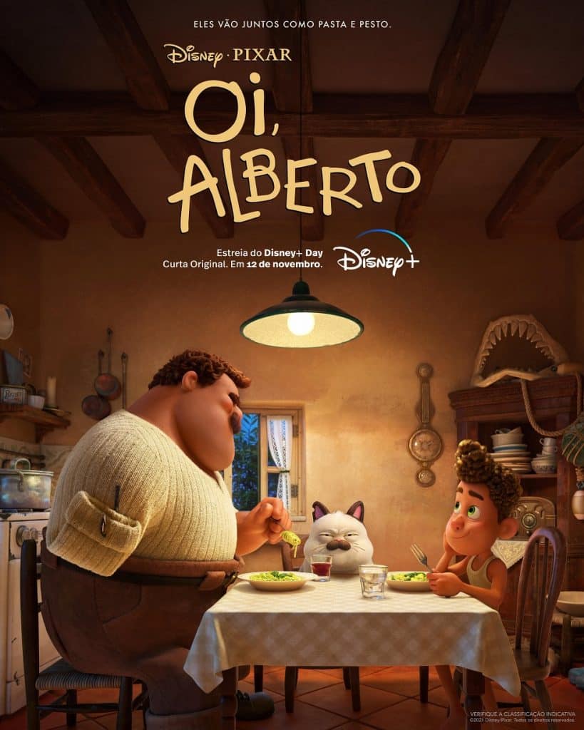 Poster-Oi-Alberto-Disney-Plus-819x1024 Pixar lança trailer de 'Oi, Alberto', spin-off de Luca; Assista!