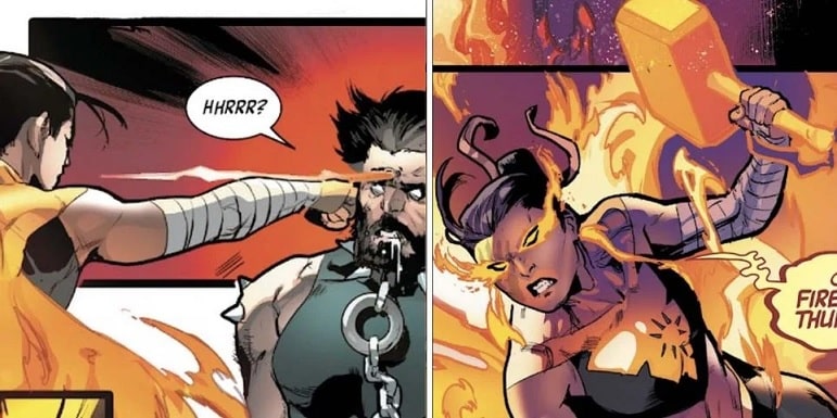 Eco-Garras-Wolverine-e-Martelo-do-Thor Eco ganha as garras do Wolverine e o Mjölnir de Thor em nova história da Marvel