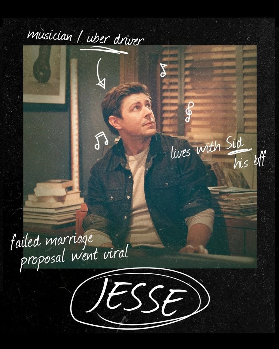 Jesse-HIMYF-Star-Plus How I Met Your Father: Novos detalhes sobre os personagens são divulgados em pôsteres individuais