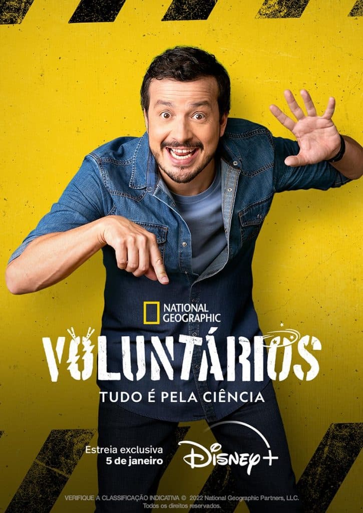 Voluntarios-Tudo-E-Pela-Ciencia-Disney-Plus-725x1024 Série apresentada por Rafael Cortez ganha data de estreia no Disney+