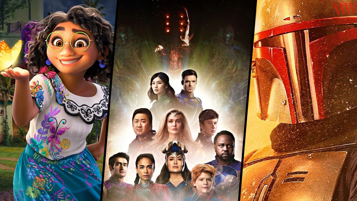 Encanto-Eternos-e-O-Livro-de-Boba-Fett Eternos, Encanto e O Livro de Boba Fett são agora os mais assistidos do Disney+