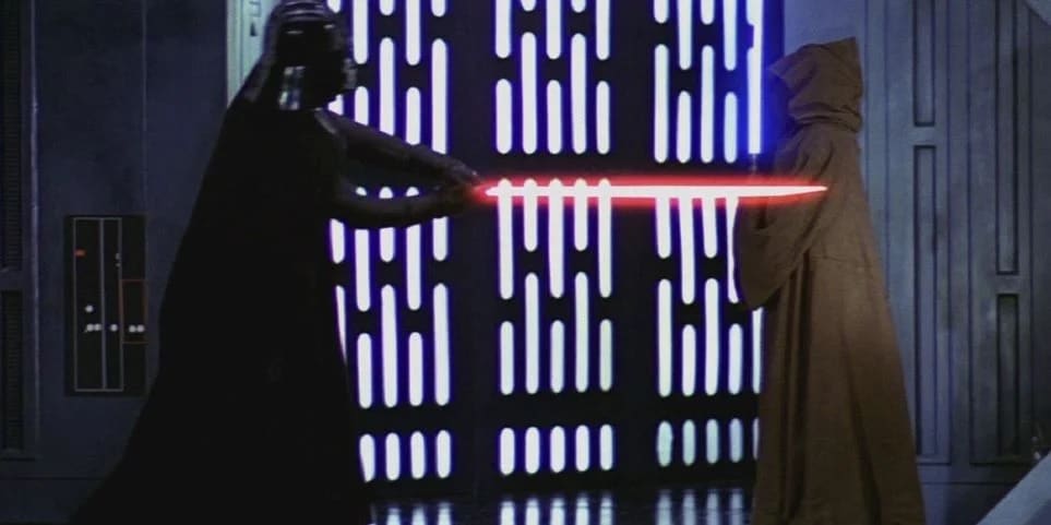 Vader-matando-Obi-Wan-Kenobi Star Wars: Morte de Obi-Wan Kenobi seria ainda pior
