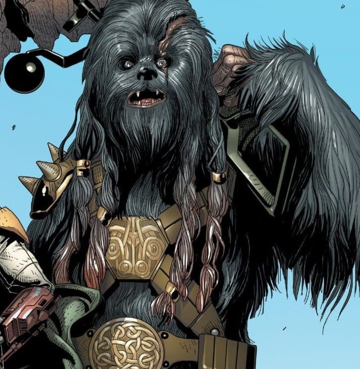 Wookie-Krrsantan-Marvel-Comics Quem é o Wookie introduzido em O Livro de Boba Fett?