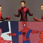 Meme do Homem-Aranha com Tom, Andrew e Tobey finalmente é revelado pela Marvel