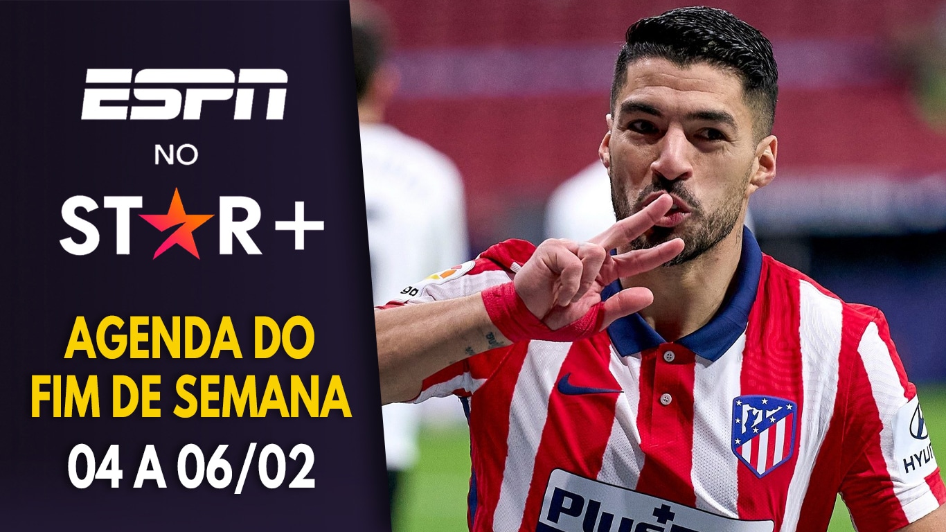 Programacao-Esportiva-ESPN-Star-Plus-04-a-06-de-fevereiro ESPN no Star+ | Fim de semana tem Barcelona x Atlético de Madrid, Pro-Bowl 2022 e muito mais