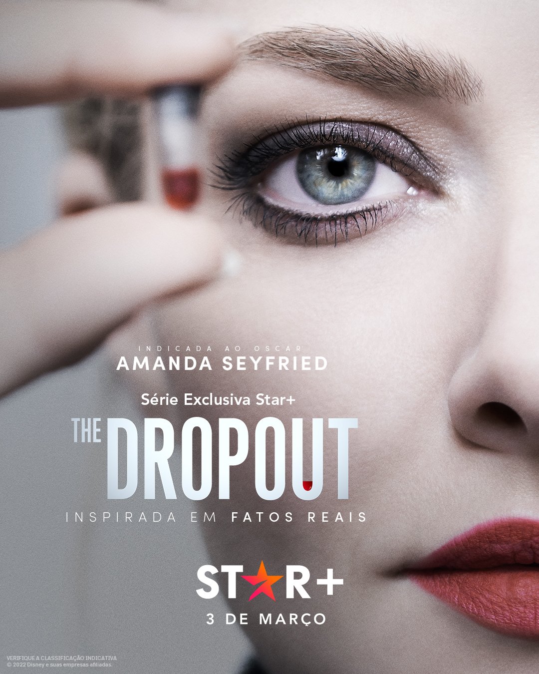 The-Dropout-Poster The Dropout: série do Star+ sobre fraude empresarial com Amanda Seyfried ganha trailer; veja!