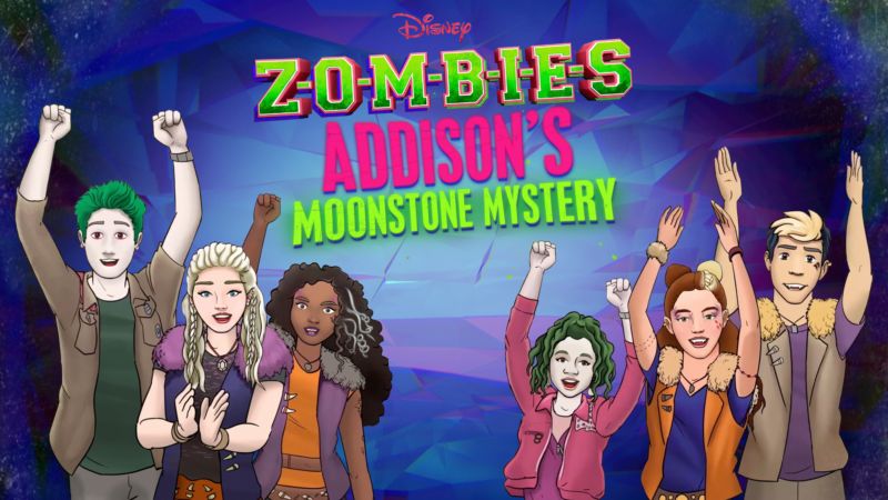 ZOMBIES-O-Misterio-da-Pedra-da-Lua-da-Addison Ron Bugado e BLACKPINK chegaram ao Disney+! Confira as novidades de hoje no streaming