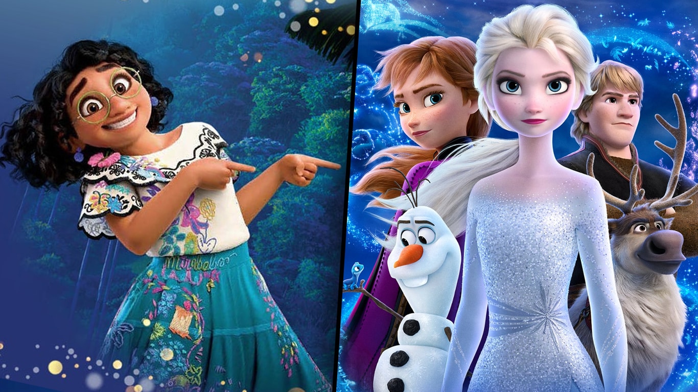 Encanto-e-Frozen Por que 'Encanto' tem tudo pra ser uma franquia melhor do que 'Frozen'