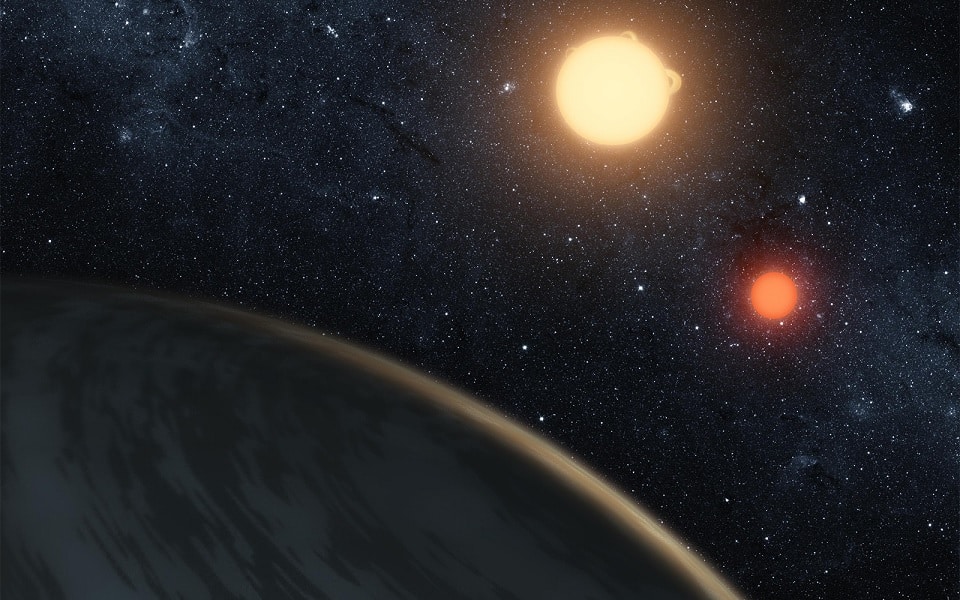 Kepler-16b-o-planeta-semelhante-a-Tatooine Astrônomos confirmam planeta semelhante a Tatooine, de Star Wars
