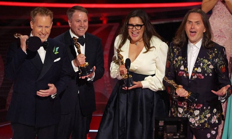 Produtores-de-Encanto-no-Oscar Vitória de 'Encanto' no Oscar trouxe a primeira mulher latina a ganhar o prêmio da categoria