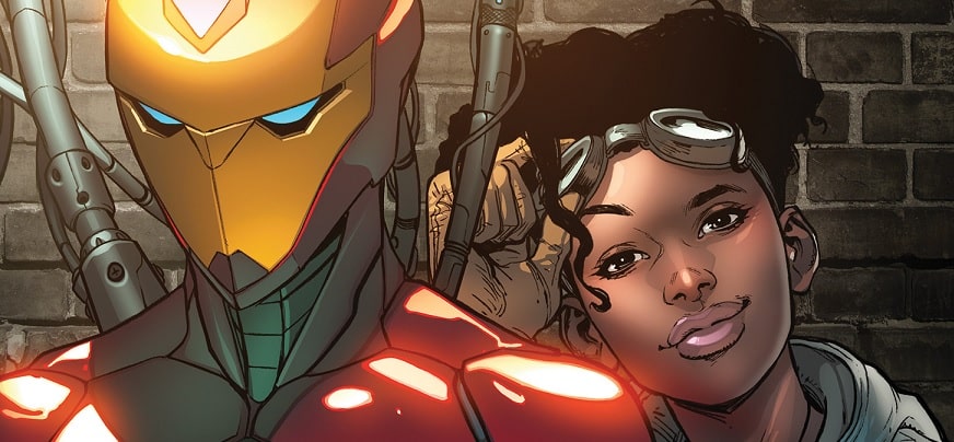 Riri-Williams-Coracao-de-Ferro Quem é a Coração de Ferro e qual é sua relação com o Homem de Ferro/Tony Stark?