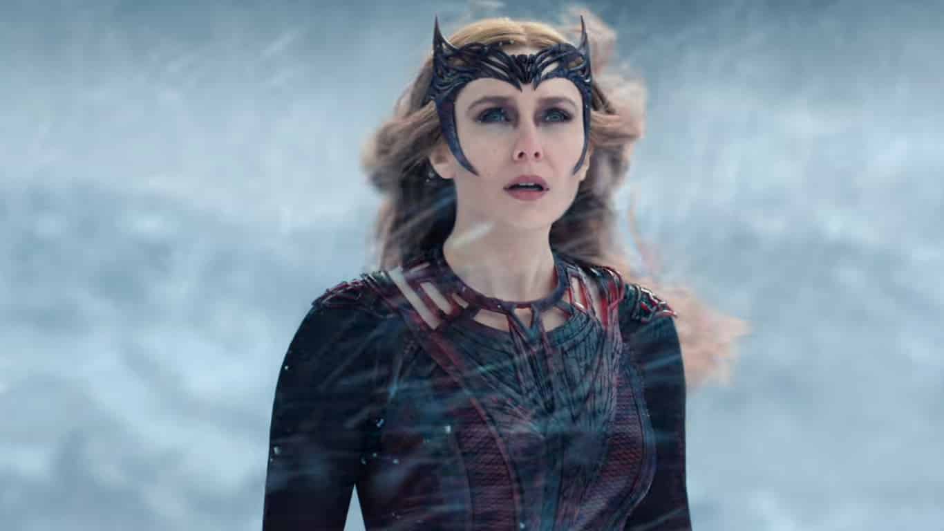 Feiticeira-Escarlate-Elizabeth-Olsen Variantes de Wanda são destaque em novo vídeo de 'Doutor Estranho 2'