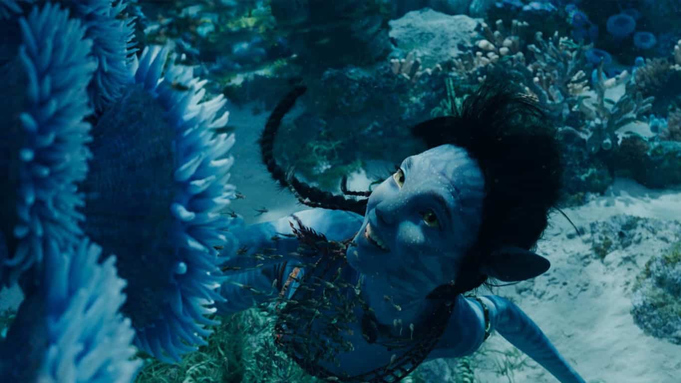Avatar-2-O-Caminho-da-Agua Equipe de Avatar 2 explica como criou a Kiri de Sigourney Weaver