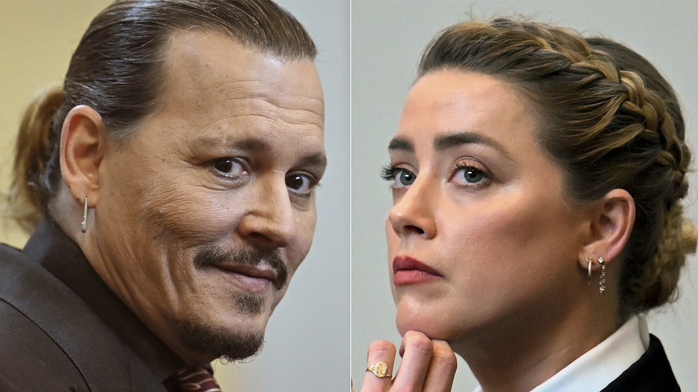 Johnny-Depp-vs-Amber-Heard Comportamento de Johnny Depp no tribunal pode fazê-lo perder o julgamento, dizem juristas