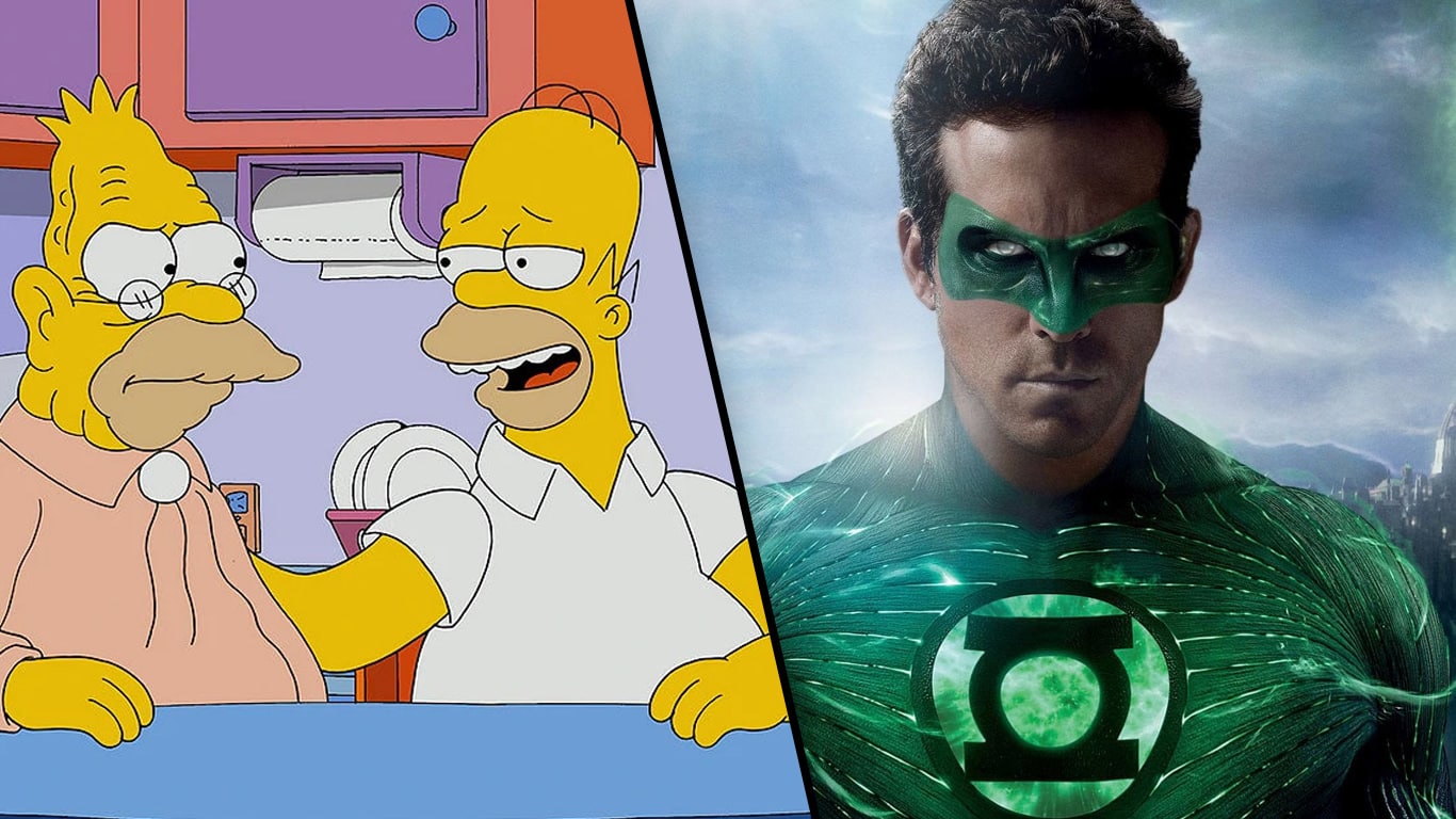Os-Simpsons-Lanterna-Verde Os Simpsons: a piada do Lanterna Verde que foi usada nas histórias do herói da DC