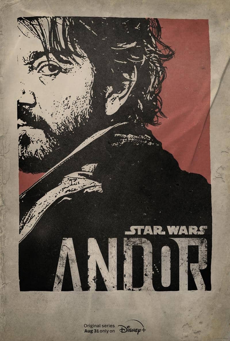Poster-Andor-Star-Wars Star Wars: Andor | Data de estreia e trailer da série são divulgados; 2ª temporada confirmada